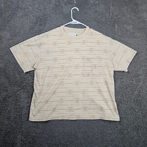 Honor The‎ Gift Mens All Over Print Short Sleeve T-Shirt Beige Graphic L